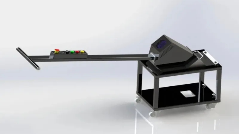Laser slat cleaner