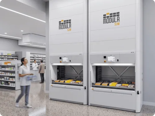 Modula Slim for a Pharmacy Chain in Kazakhstan